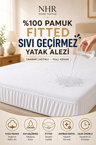 NHR HOME Pamuklu Fitted Yatak Alezi
