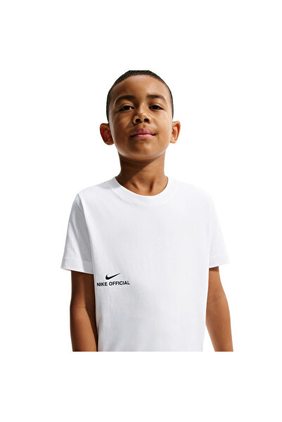 Nike K NSW TEE OFFICIAL II0392-100 Λευκό