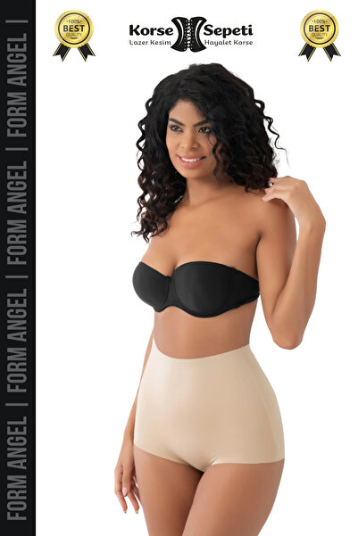 Generic Brand # Corset Non-Marking 2 Size Reducer Non-Slip Gathering Laser Cut Slip Corset - 1 Piece