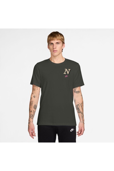 Nike M NSW TEE CLUB NEO VARSITY HQ9164-355 Χακί