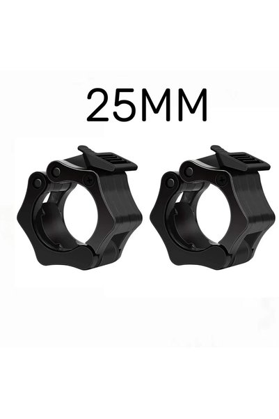 Choice 2PCS black-25mm 1/2Pcs 25/28/30mm Quick Release Barbell Clamps Spin Lo...