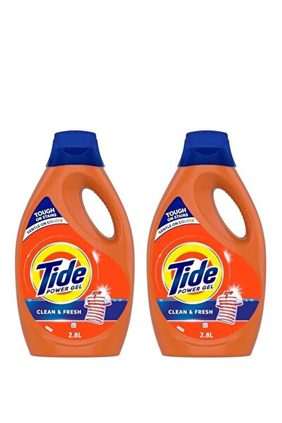 Tide Laundry Detergent | Clean & Fresh | Liquid Gel | Automatic | 2.8 L | 2 pcs