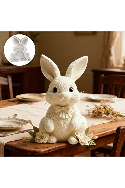 Choice Cute Long-Eared Cute Long-Eared Floral Rabbit Silicone Mold | Precisio...