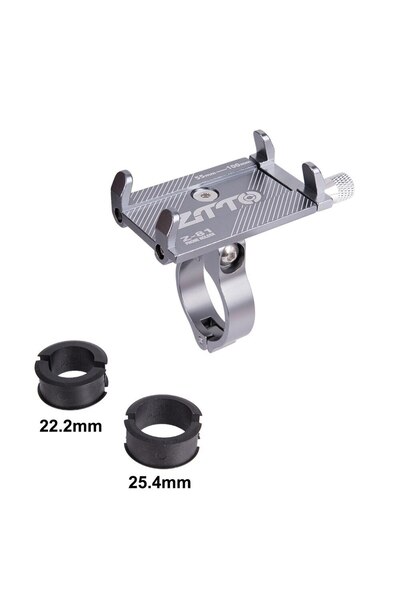 ZTTO silver Bicycle Phone Holder Reliable Mount Universal MTB Mobile Cell GPS...