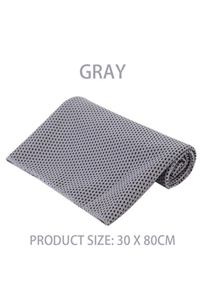Choice 30x80CM gery Cooling Towel Breathable Chilly Towel Sports Towel With S...