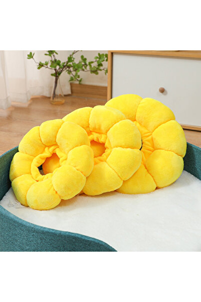 Choice M YELLOW Sunflower Pet Collar Adjustable Anti-Bite Surgery Anti-Lick W...