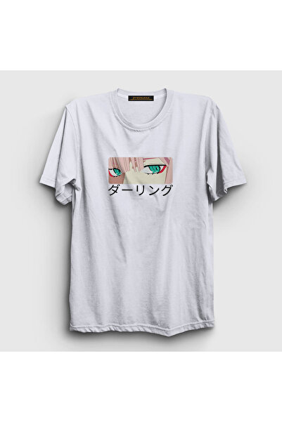 Presmono Unisex White Zero Two Anime Darling In The Franxx T-shirt355050tt