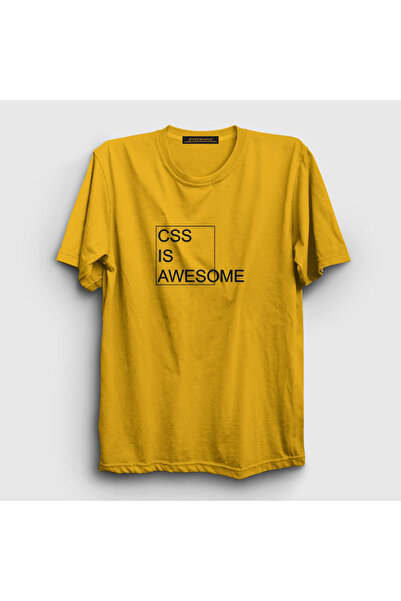Presmono Unisex žuti CSS je sjajan softver za programere i inženjere T-shirt ...