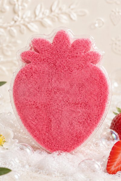 Dermolive Sponge Toy Herbal Bath Soap Strawberry 120 g