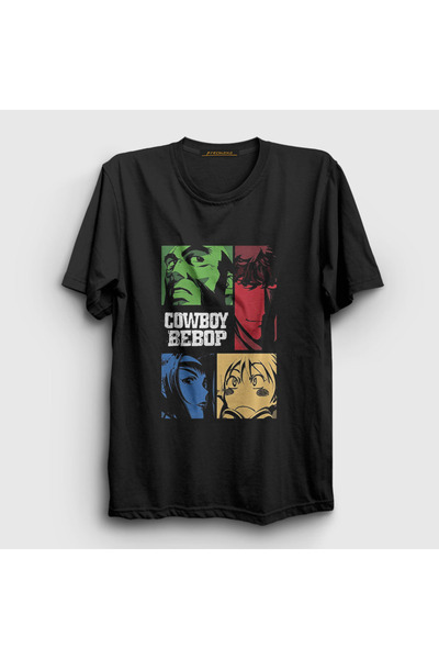 Presmono Anime Cowboy Bebop Unisex crna T-shirt - 489731tt