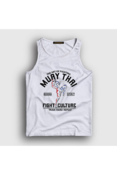 Presmono Unisex White Fight Culture Mma Ufc Muay Thai Athlete 452290Tt