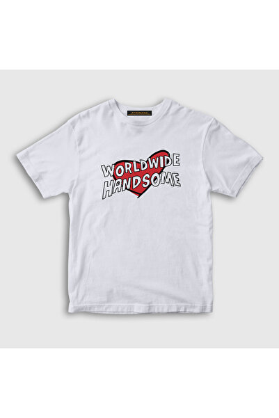 Presmono Unisex Kids White Worldwide Handsome Handsome Gift Jin Bts T-Shirt 6...