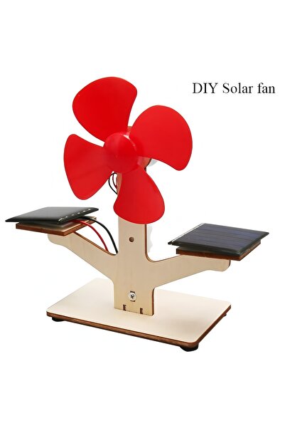 Choice Fan Solar Fans, Children's DIY Handcrafted Assembly Models, 3D Wooden ...