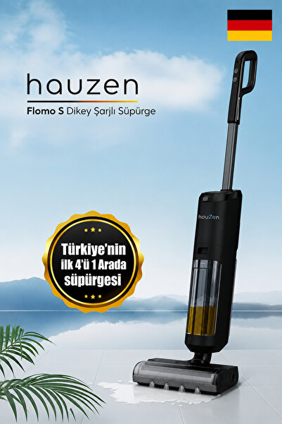 Hauzen Flomo-S Dikey Şarjlı Süpürge – 4’ü 1 Arada Temizlik Robotu