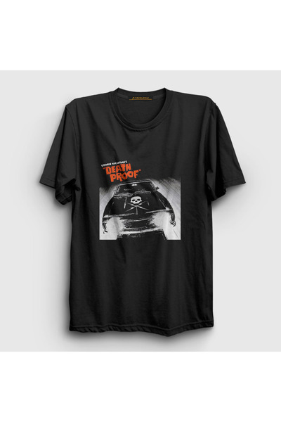 Presmono Unisex Black Death Proof Quentin Tarantino T-Shirt 571321Tt