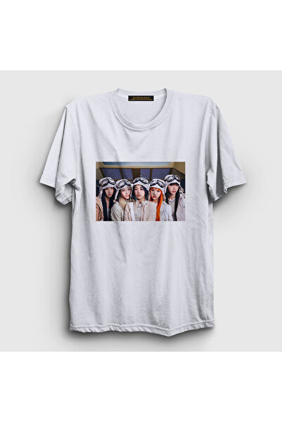 Presmono Unisex White Band K Pop Young Posse T-Shirt 576528Tt