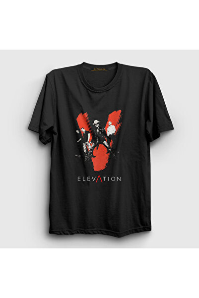 Presmono Унисекс црна T-shirt Elevation U2 121033tt
