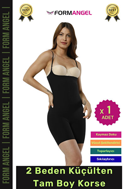 Denguva Laser Cut 2 Sizes Slimmer Full Length Women's Ghost Corset