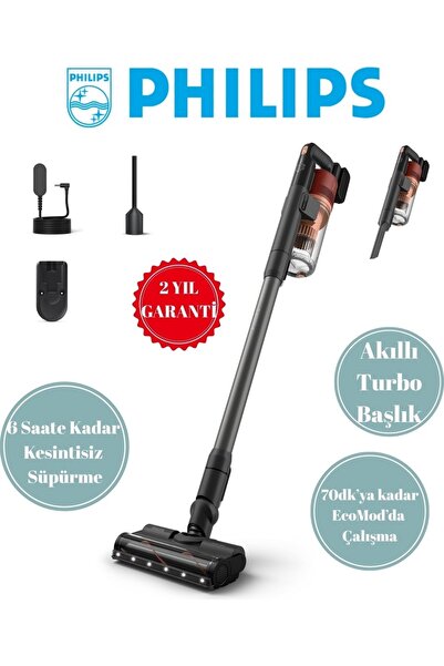 Philips ELVT Yeni Seri LED Işıklı 6000 Serisi Kablosuz Dik Süpürge XC6000 Ser...