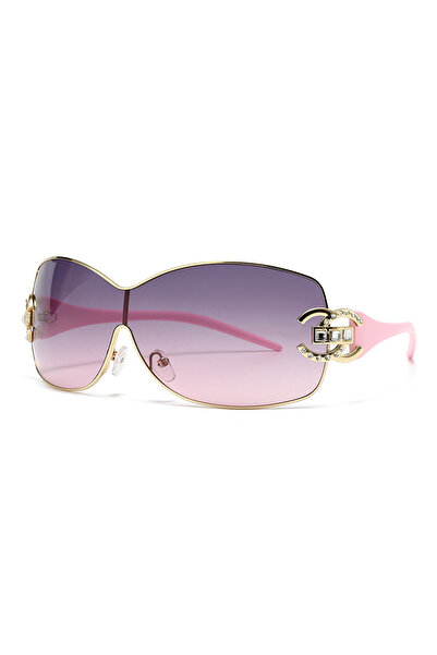 Choice3 C4 Hot Designer New Oversized Frame Fashion Metal Retro Sunglasses UV400