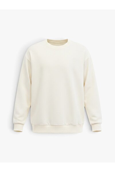 lumberjack Mb Sn75 C Neck Sw 5Pr Men's Beige Sweatshirt - 102024364