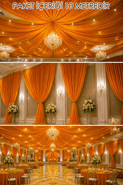 ilmek Decorative Fabric 10 Meters |   Decorative Fabric for Wedding, Event, O...