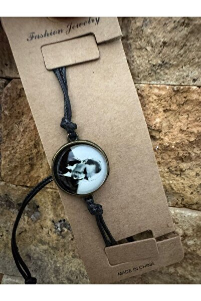 Herşey Nota Mustafa Kemal Atatürk Portrait Black String Bracelet – Unisex Adj...