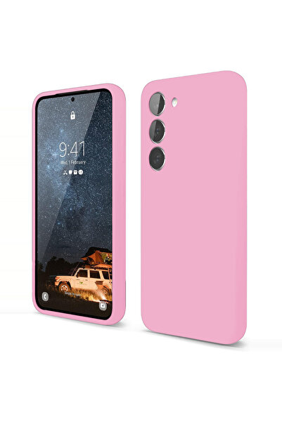 Casey Studios Силиконов калъф Samsung Galaxy S23 Plus, с микрофибър, тънък, п...