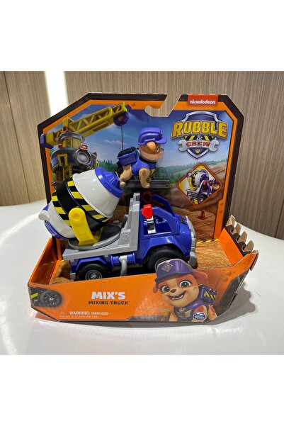 PAW PATROL 28500-4-mix 100% Genuine Rubble & Crew Toy Wheeler Mix Charger Act...