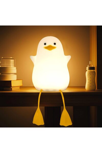 Choice Warm Light Duck Night Light for Kids Cute Animal Silicone Lamp Touch C...