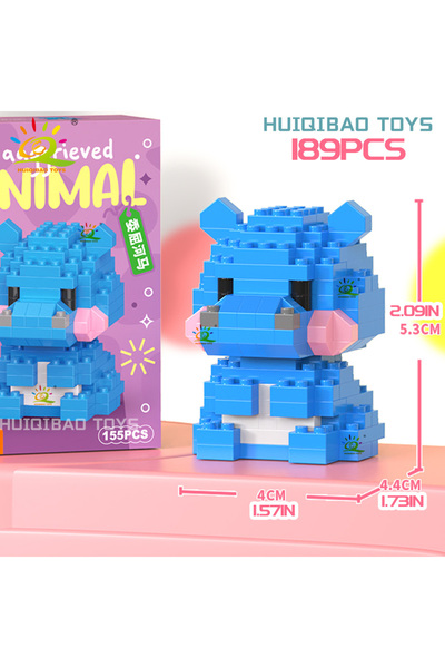 Choice16 24 WITH BOX HUIQIBAO MINI Cute Pet Animal Penguin Model Building Blo...