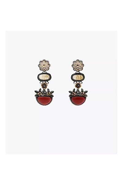 nesdesign Daisy Patterned Vintage Zr Model Earrings