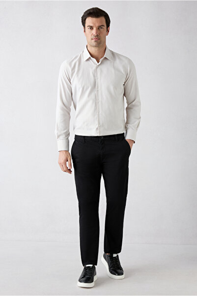 Kiğılı Regular Fit Standard Cut Canvas / Chino Trousers with Side Pockets