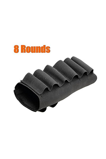 Choice1 BLACK 8 Rounds Cartridge Belt 8/9 Rounds Ammunition Package Nylon Tac...
