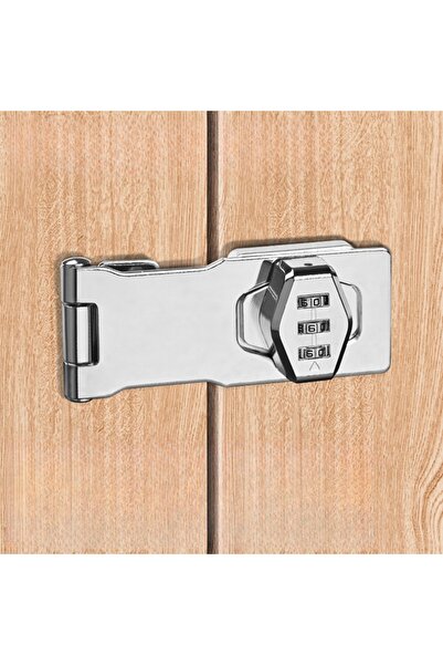 Choice 4 inch silver Anti-theft Combination Locks Keyless Household Security ...