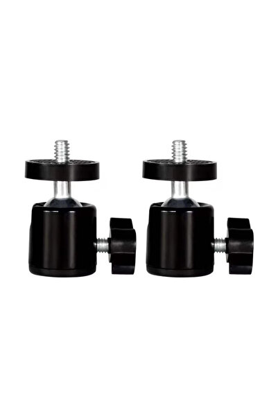 Choice1 2pcs 1/4' Swivel Mini Ball Head Screw Tripod Mount for GoPro 13 12 11...