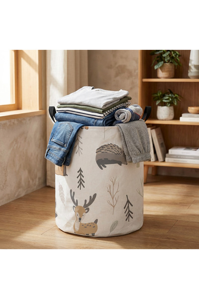 Choice animal Animal laundry basket, foldable large capacity canvas storage b...