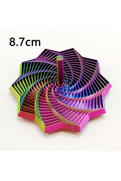 Choice6 Colorful 8.7cm 3D Printing Expanded Sensory Fidget Star Model Visual ...
