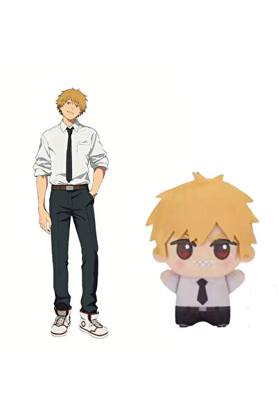 Choice1 12cm Style B 12CM Cute Cartoon Anime Chainsaw Beam Plush Toy Soft Cos...
