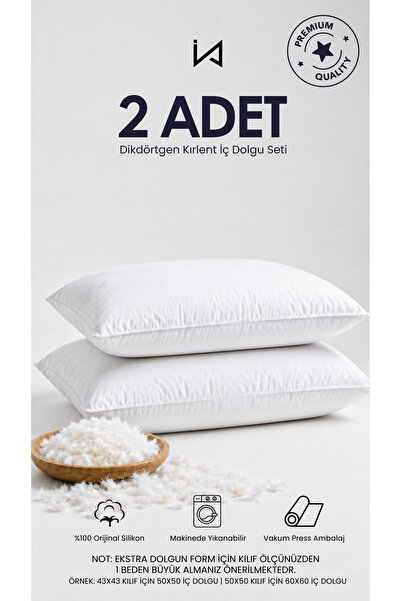 İzgi Concept 2 Pieces |   Premium Smooth Kirlent Inner Pillow |   100% Origin...