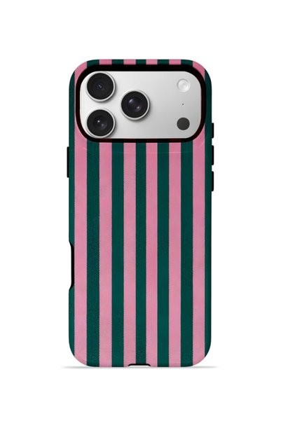 PiyasaSepeti iPhone 17 Pro Vorian Double Layer Case Pink Navy Cabana