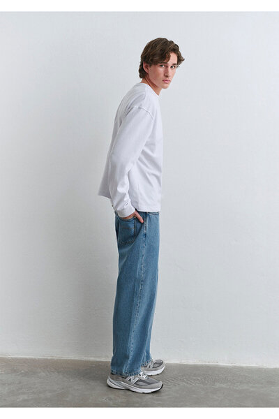 Mavi Mitte Street Pantaloni din denim albastru indigo 0010101-87669