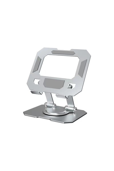 Choice K21-Silvery All-Metal Foldable 360° Rotatable Desktop Stand for Tablet...