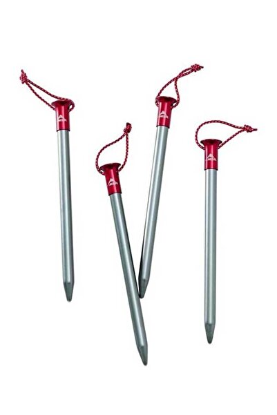 Msr Core Stake 9Inch Kit 4-Piece Tent Pegs Red