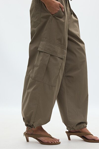 Stradivarius Stoperli poplin pantolon
