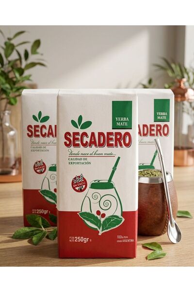secadero Yerba Mate Çayı-arjantin Çayı - 250 Gr x3 Adet (iştah Kapatıcı Çay)