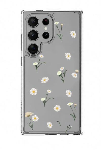 3GEN CASE Samsung Galaxy S24 Ultra Uyumlu Lüx Desenli Şeffaf Silikon Kılıf