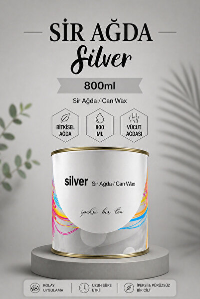 Sir Ağda Silver 800 ML – Kolay Uygulama & İpeksi Sonuç
