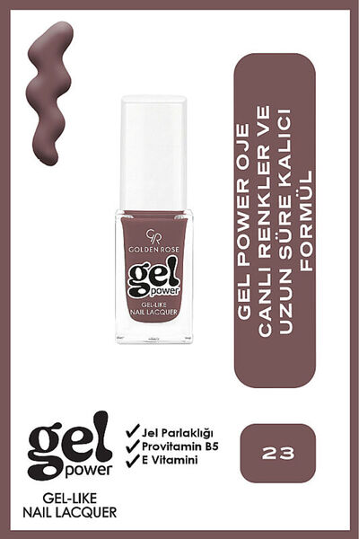 Golden Rose Gel Power Nail Lacquer-23-Jel Oje