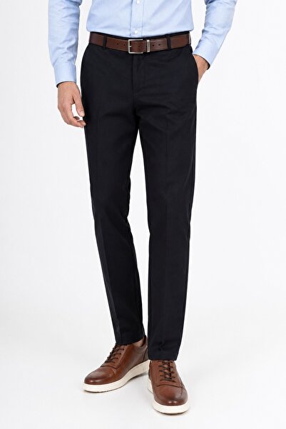 LAVETTO Men's Canvas Trousers Regular Fit Summer Bgl-St05401